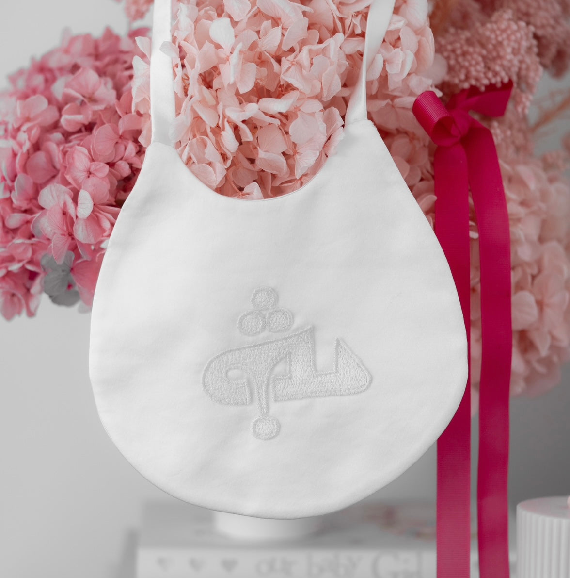 Personalised Embroidered Christening Bib – Custom Made